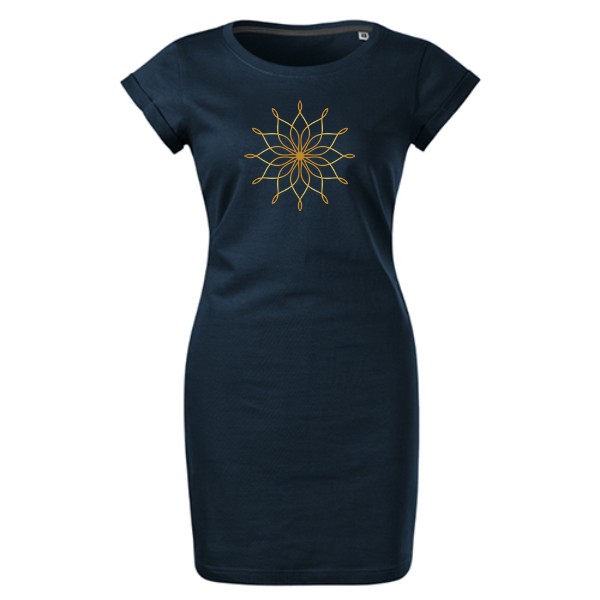 Tričko s potiskem Mandalový květ